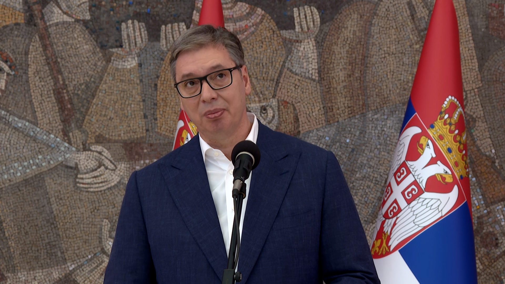 Beograd, Aleksandar Vucic predsednik Srbije, o raspisivanju izbora i gradjanskim i studentskim protestima